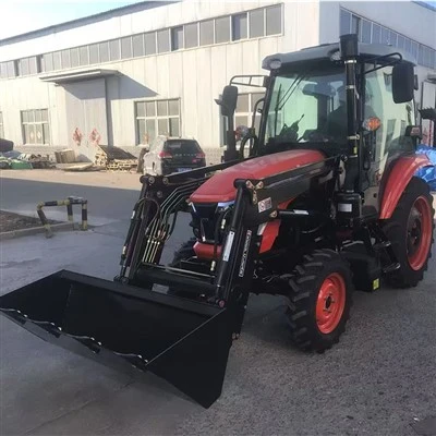 รถแทรกเตอร์ตักหน้า 50HP พร้อมเครื่องปรับอากาศ-ห้องโดยสารปรับอากาศ – สร้างขึ้นเพื่อการทำฟาร์มอเนกประสงค์